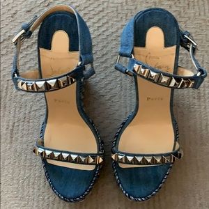 Christian louboutin wedges